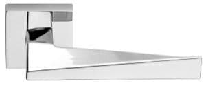 Polished Chrome Plated SWEEP Lever On Square Rose - Boxed
