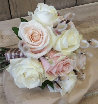 Bridesmaids Pinks and Creams bouquet