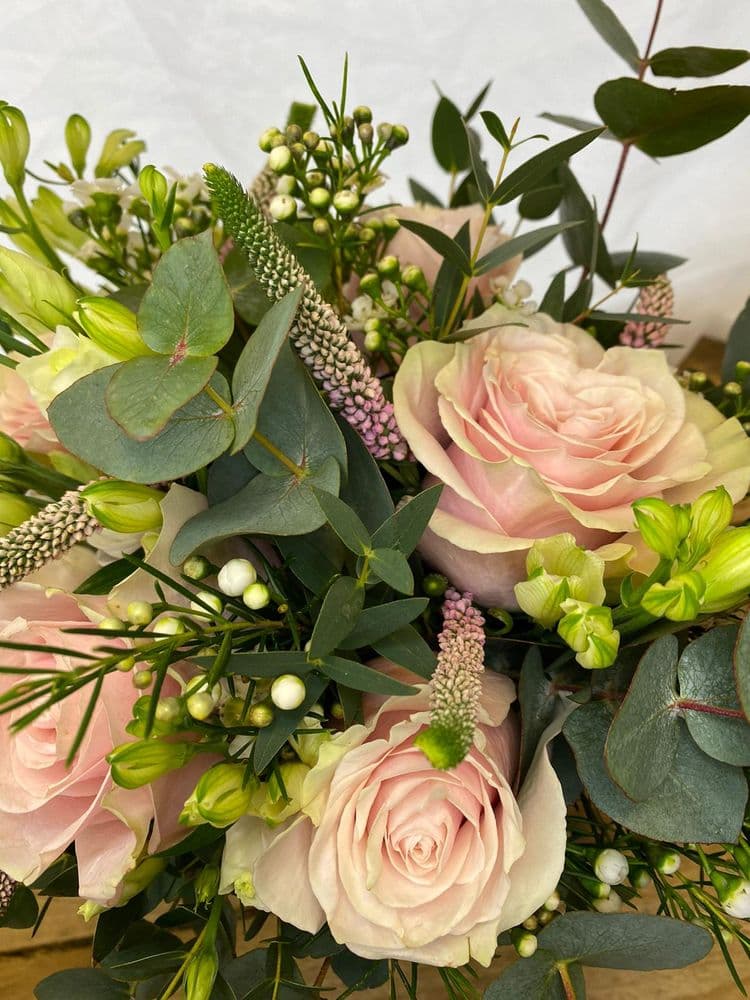 Bridesmaids Soft Blush Pink and Ivory 1