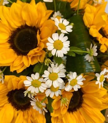 Bridesmaids Sunflower Bouquet (1)