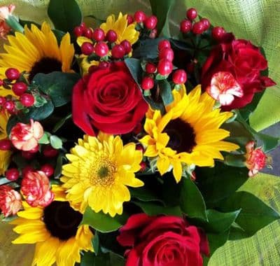 Hand tied Sunshine