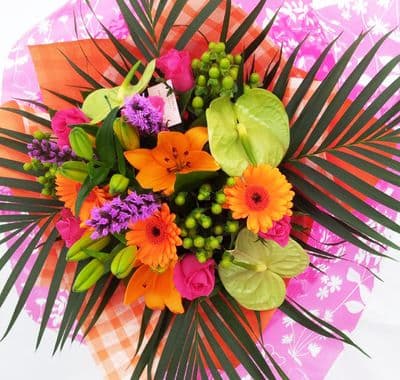 Hand tied Tropical