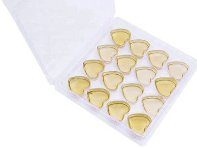 16-Heart Wax Melt Clamshell