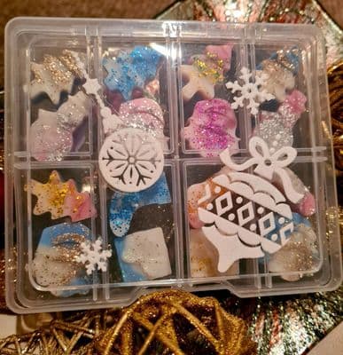 Christmas Gift Box Soya wax melts Mix Flowerbomb Type