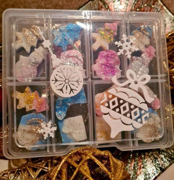 Christmas Gift Box Soya wax melts Mix Flowerbomb Type