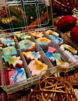 Christmas Gift Box Soya wax melts Mix Light Blue Type
