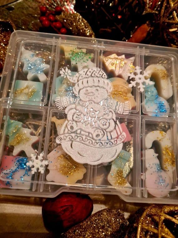 Christmas Gift Box Soya wax melts Mix Mademoiselle Type
