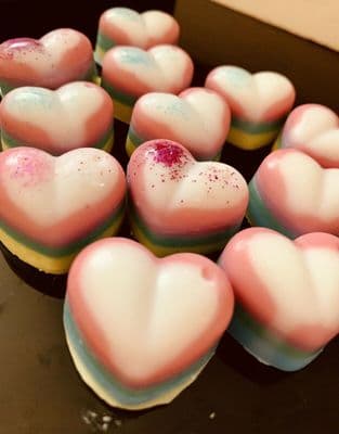 Designer inspired perfume  Rainbow 12 Soya wax melts Creed For Her Type