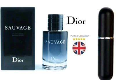 Dior Sauvage - EdT (Eau de Toilette) - 5ml Refillable Sample Atomiser Perfume