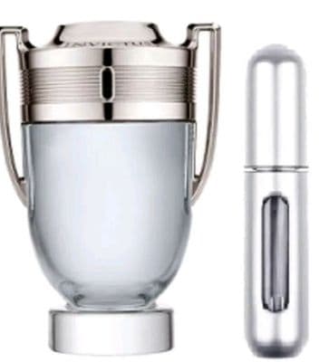 PERFUME TRAVEL SPRAY WITH FREE 5ML PACO RABANNE INVICTUS EDT