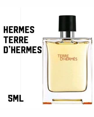 Special Offer HERMES Terre  D’Hermès Eau  De Toilette 5ml Travel Spray FREE P&P