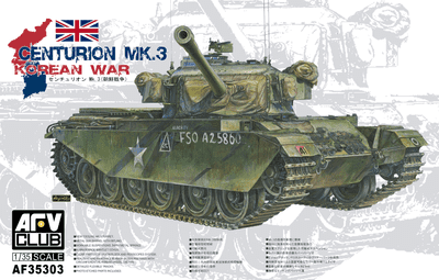 AFV Club AF35303 British Army Centurion Mk 3 (Korean War) 1:35 Scale