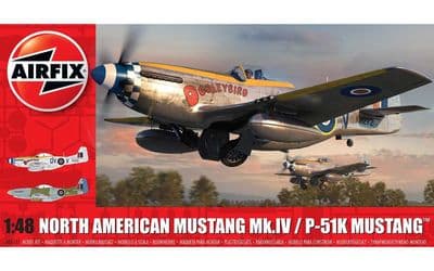 Airfix A05137 North American Mustang Mk.IV/p-51k  1:48 Scale