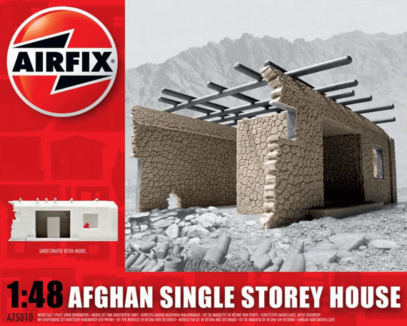 Airfix A75010 Afghan Single Storey House  1:48 Scale