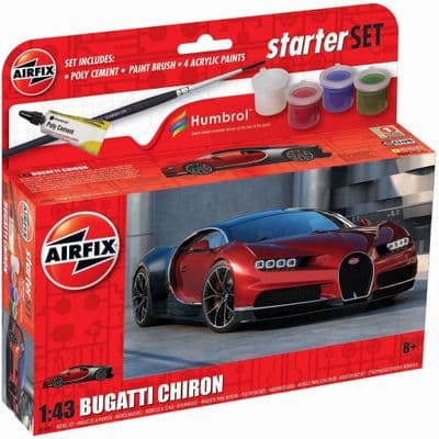 Airfix Starter/Gift Set A55005 Bugatti Chiron   1:43 scale