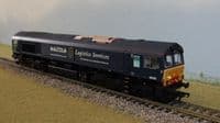BACHMANN 32-729 Class 66 Diesel 66405 Blue Malcolm Logistics services DCC