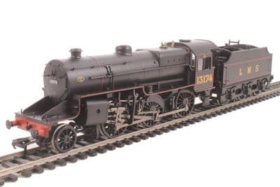 BACHMANN Branchline 32-178A Class 5MT Crab 2-6-0 13174 in LMS lined black