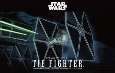 BanDai 01201 Star Wars Tie Fighter 1:72 scale