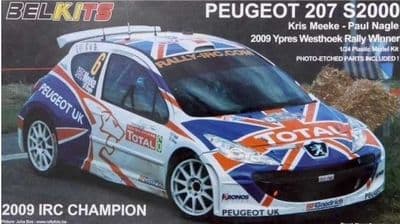 Belkits BEL001 Peugeot 207 S2000 1/24 Scale Kits