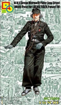 CLASSY HOBBY WWII German Panzer Crew Driver MC16004 1:16 SCALE