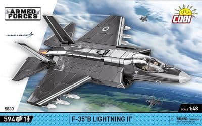 COBI TOYS COB5830 ARMED FORCES RAF F- 35B UK LIGHTING FORE