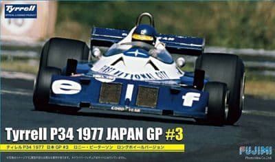 FUJIMI 5000 Grand Prix 1/20 Tyrrell P34 1977 Japan GP #3 Long Wheel Plastic Model