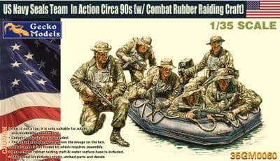 Gecko 35GM0060 US Navy Seals Team in Action Circa 90s 1:35 Scale