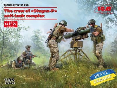 ICM 35750 CREW OF STUGNA-P ANTI TANK COMPLEX 1:35 SCALE