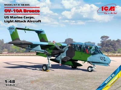 ICM 48305 1/48 OV-10A Bronco USMC Light Attack Aicraft Plastic Model Kit