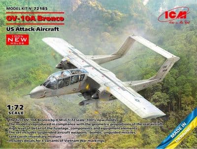 ICM 72185 – 1/72 Ov-10A Bronco US Attack Aircraft Model Kit