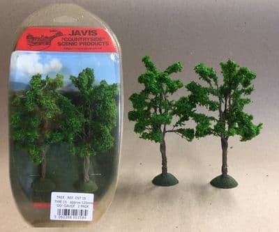 Javis COUNTRYSIDE TREES - 2 x 120mm OO GAUGE