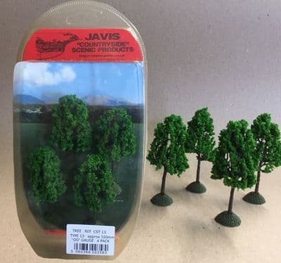 Javis COUNTRYSIDE TREES - 4 x 100mm OO GAUGE