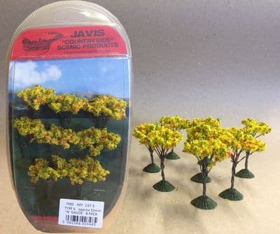 Javis COUNTRYSIDE TREES - 8 x 50mm N GAUGE