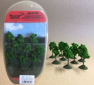 Javis COUNTRYSIDE TREES - 9 x 50mm N GAUGE
