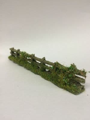Javis OLD WEATHERED GREY FENCE WITH FOLIAGE