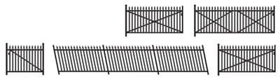 Peco 246 GWR Spear Fencing, Ramps and Gates