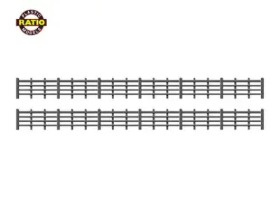 Peco 425 Lineside Fencing, Black