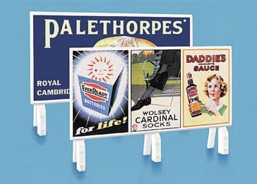 Peco 5039 Hoardings, Steam Era