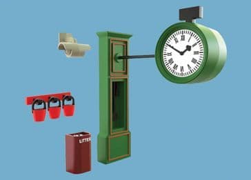 Peco 5048 Platform Accessories Steam Era