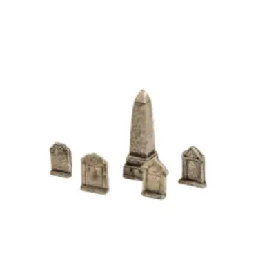 Peco CG272 Gravestone and Obelisk