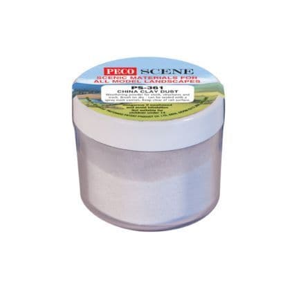 Peco PS-361 Snow/China Clay Dust Weathering Powder