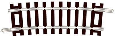 Peco ST-4 Half Curve, 1st Radius 228mm (9in)