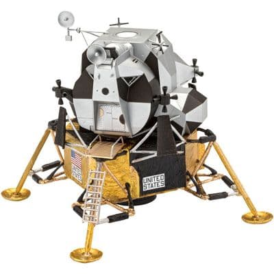 Revell 03701 APOLLO 11 LUNAR MODULE EAGLE 50TH ANNIVERSARY OF THE MOON LANDING 1:48 scale