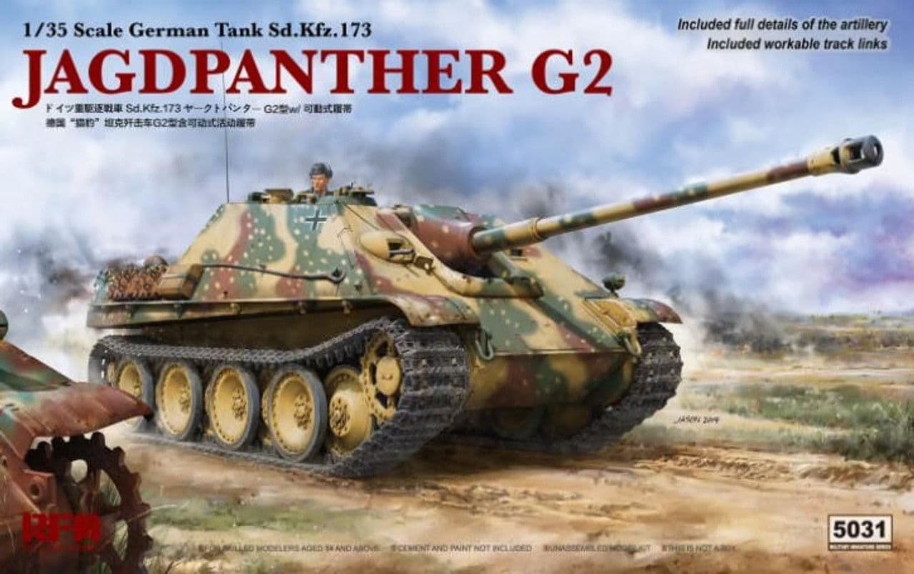 RFM RM-5031 German Sd Kfz 173 Jagdpanther G2 1 35 SCALE