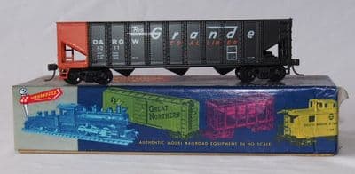 Roundhouse 3220 3-Bay Rib Side Hopper  D&RGW