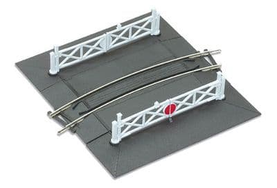 ST-266  SETRACK OO/HO CODE 100 CURVED LEVEL CROSSING, 1ST RADIUSCurve No1 Rad Lvl 2 Ramps & 4 Gates