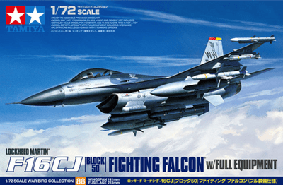 TAMIYA 60788 Lockheed Martin F-16 CJ (Block 50) Fighting Falcon 1:72 Scale