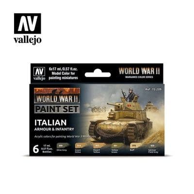 VALLEJO WWII Italian Armour & Infantry 17ML