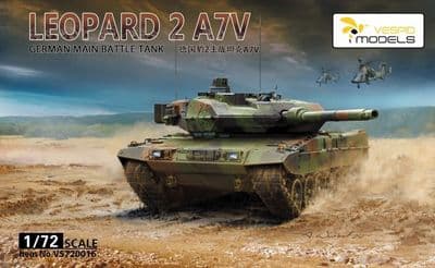 VESPID VS720016 Leopard 2 A7V German Main Battle Tank 2016 1:72 SCALE