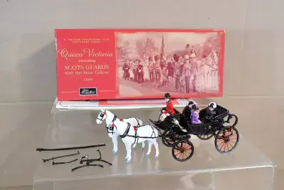 WBritian 00293 Queen Victoria in Royal Barouche with attendants w/Att